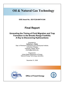 Oil & Natural Gas Technology