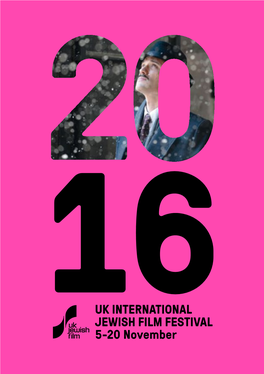 Welcome to the 20Th UK International Jewish Film Festival