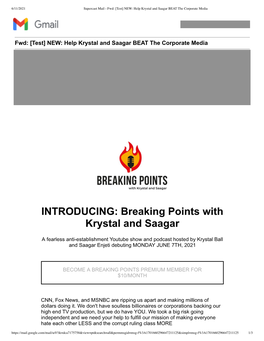 INTRODUCING: Breaking Points with Krystal and Saagar