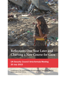 Reflections One Year Later and Charting a New Course for Gaza.Pdf