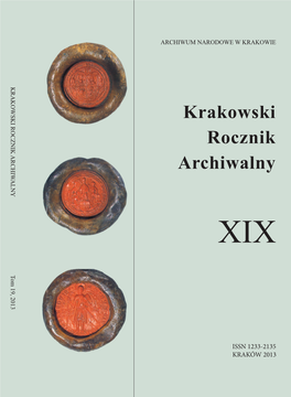 Krakow Archives Annual