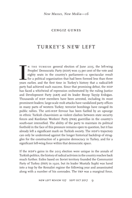 Turkey's New Left