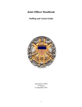 Joint Officer Handbook