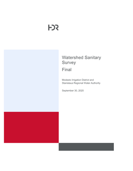 Watershed Sanitary Survey Final