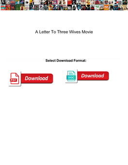 A Letter to Three Wives Movie