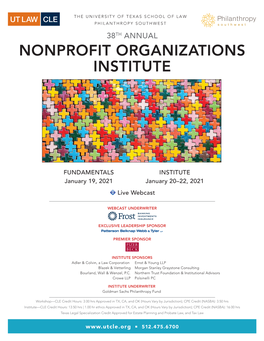 Nonprofit Organizations Institute