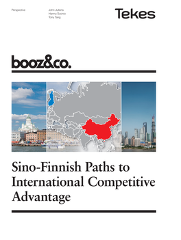 Sino-Finnish Paths to International Competitive Advantage Contact Information