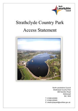 Strathclyde Country Park Access Statement