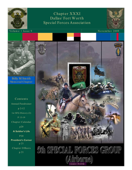 Chapter XXXI Dallas/ Fort Worth Special Forces Association