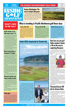 What Is Trending in Pacific Northwest Golf These Days in NW GOLF a Pair of Mr