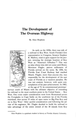 The Development of the Overseas Highway