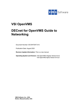 Decnet for Openvms Guide to Networking