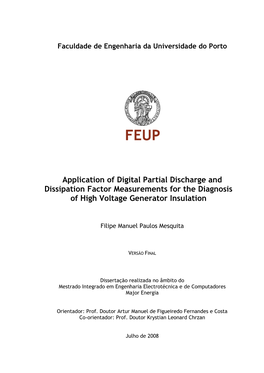 Application of Digita Dissipation Factor Measu of High Voltage