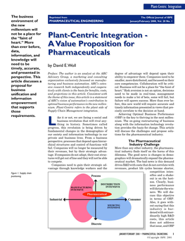 Plant-Centric Integration