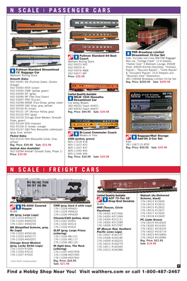 N Scale R Passenger Cars