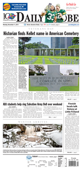 Historian Finds Kellet Name in American Cemetery by KIM E