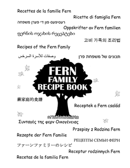 Fern Family Recipe Book