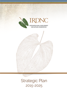 Strategic Plan 2015-2025