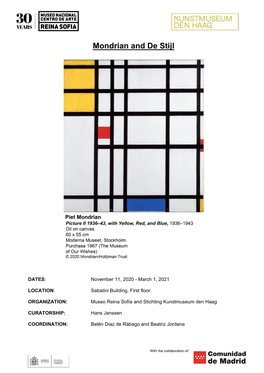 Mondrian and De Stijl