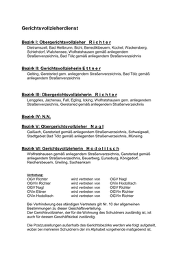 Gerichtsvollzieherdienst