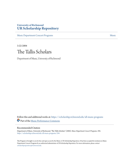 The Tallis Scholars