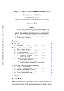 Rough Homogenisation with Fractional Dynamics