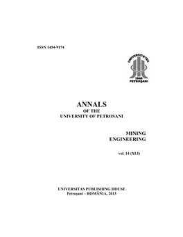 Annals of UPET