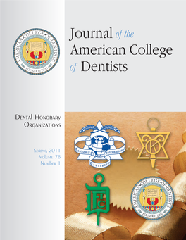 JACD-V78-No 1 Spring 2011 Dental