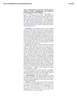 The 3:1 Kirkwood Gap and the Maria Family: Genetic Family Membership and Probable Source Body of Mesosiderites S