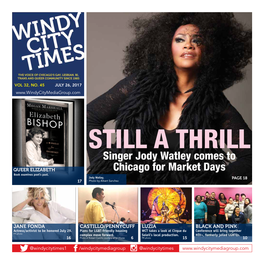 Singer Jody Watley Comes to Chicago for Market Days