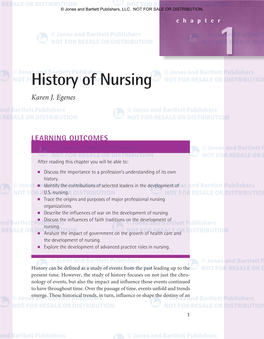 History of Nursing Karen J