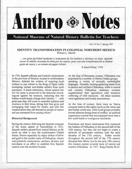 National Museulti of Natural History Bulletin for Teachers