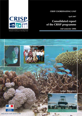 Consolidated Report of the CRISP Programme 2Nd Semester 2006