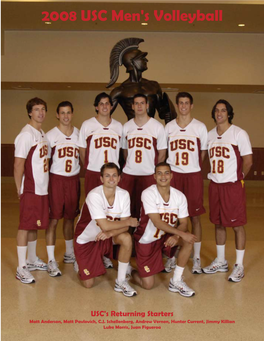 2008 USC Men's Volleyball