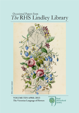 Occasional Papers from the RHS Lindley Library a R Y Ib R L Ind L Ey RHS, L