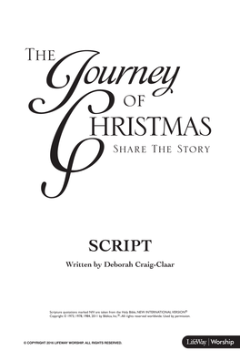 SCRIPT Written by Deborah Craig-Claar