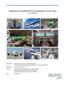 Aerospace Competitive Economics Study 2019 Full Report