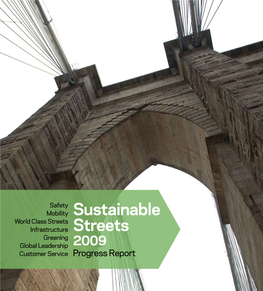 Sustainable Streets 2009: Progress Report 2009: Progress Sustainable Streets
