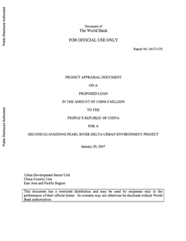 World Bank Document