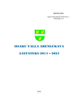 Iisaku Valla Arengukava Aastateks 2013–2025