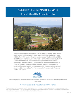 Saanich Peninsula LHA Profile 2019