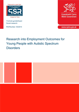 Research Into Employment Outcomes for Young People with Autistic Spectrum Disorders