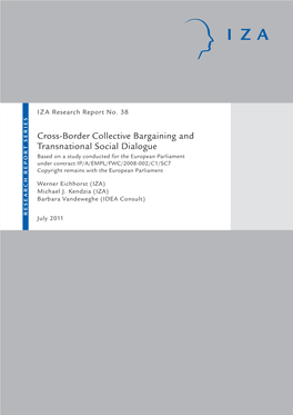 Cross-Border Collective Bargaining and Transnational Social Dialogue