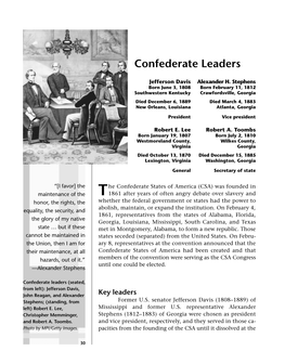 Confederate Leaders