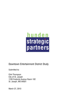 St. Joseph Entertainment District Study Executive Summary – Page 2