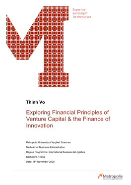 Exploring Financial Principles of Venture Capital & the Finance Of