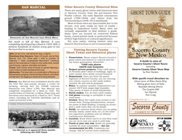 Socorro County Ghost Town Guide