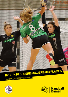 Hsg Bensheim/Auerbach Flames Samstag, 14.09.2019, 19.30 Uhr Eine Stadt