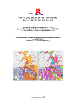 Begleittext Hochwassergefahren- Und Hochwasserrisikokarten Für Hamburg