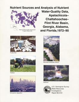 Nutrient Sources and Analysis of Nutrient Water-Quality Data, Apalachicola – Chattahoochee – Flint River Basin, Georgia, Alabama, and Florida, 1972 – 90